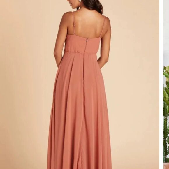 Birdy Grey Kaia Terracotta Chiffon Dress Gown Bridesmaid Medium Formal NEW - Picture 4 of 7